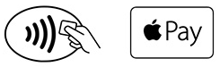 Logotipo de RFID y Apple Pay